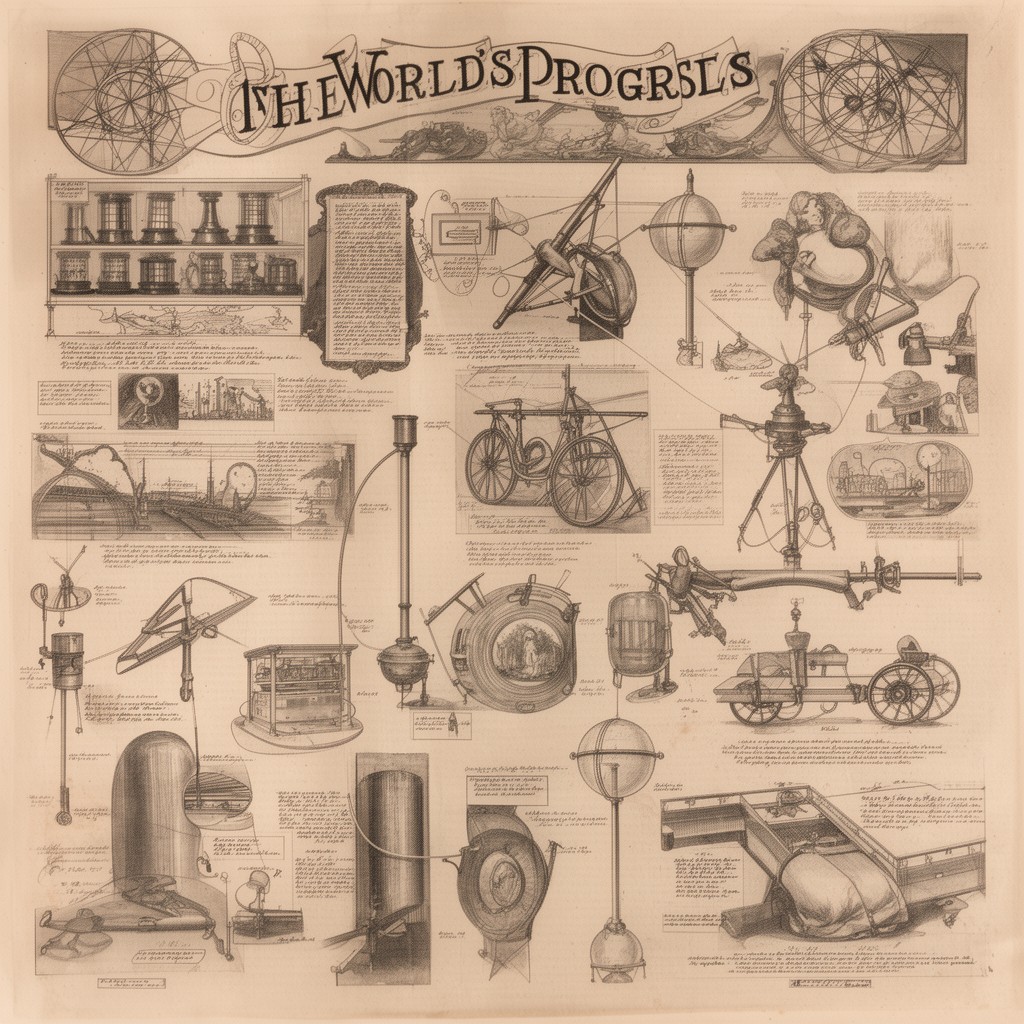 AI-generated illustration of The World’s Progress