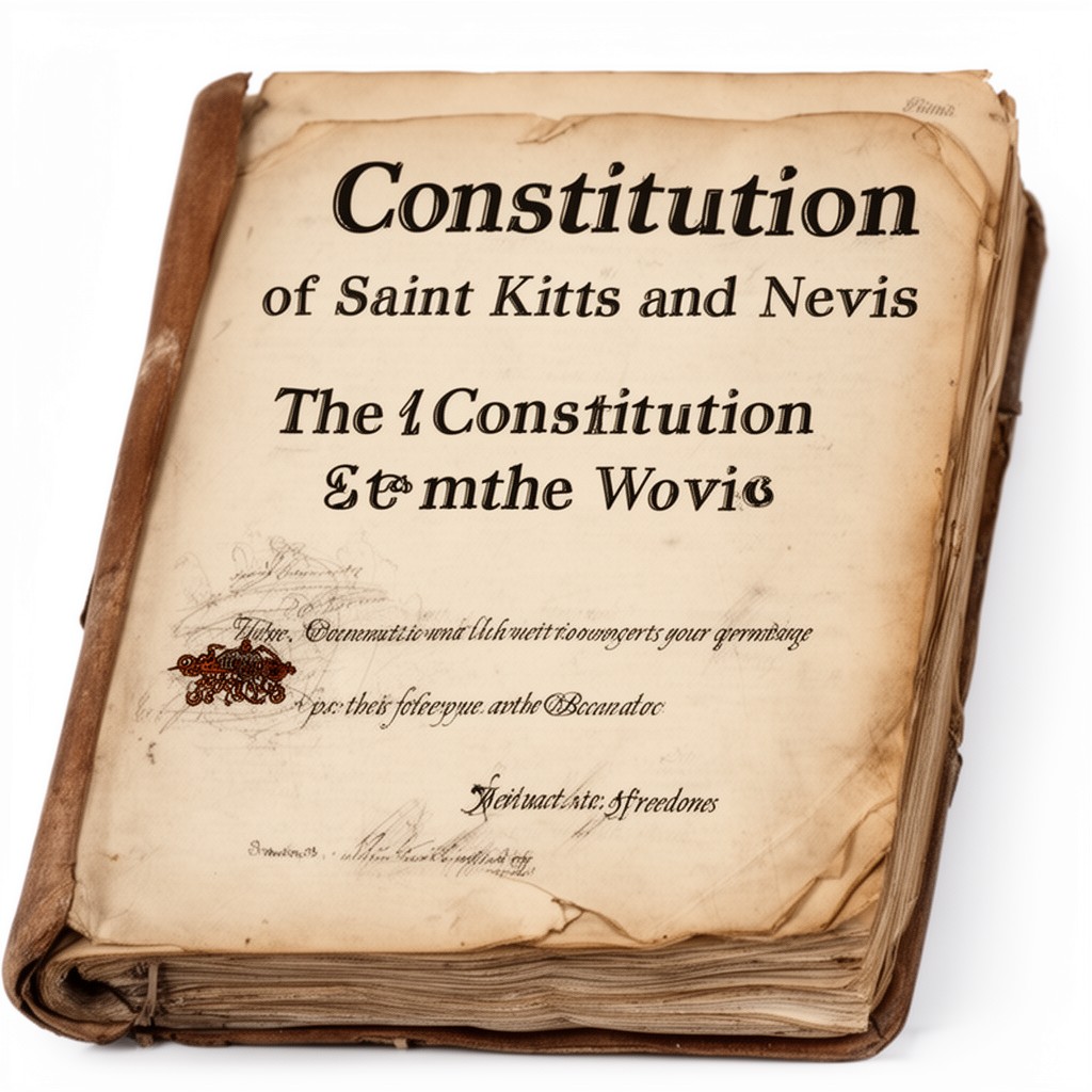 AI-generated illustration of Constitution of Saint Kitts and Nevis