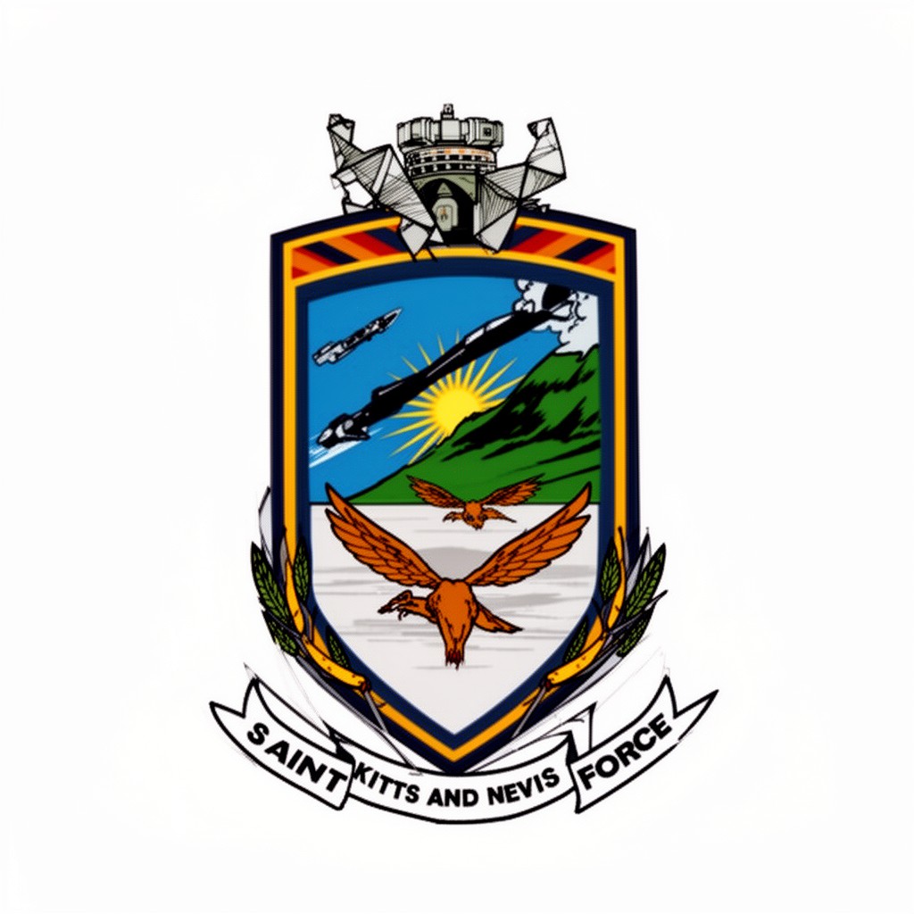 AI-generated illustration of Saint Kitts and Nevis Defence Force