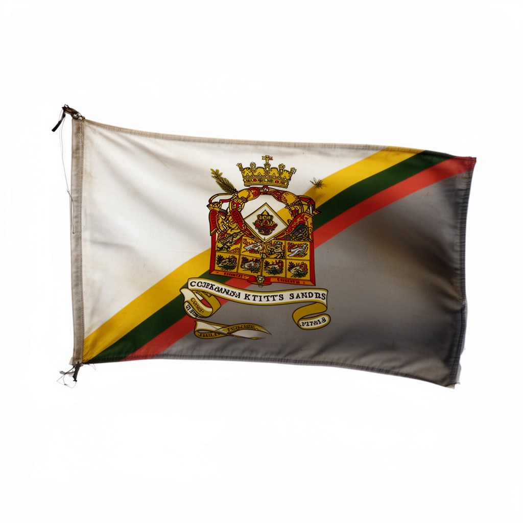 AI-generated illustration of Royal Standard of Saint Kitts and Nevis