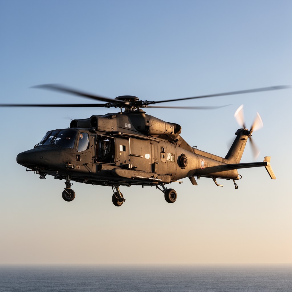 AI-generated illustration of Wildcat helicopter