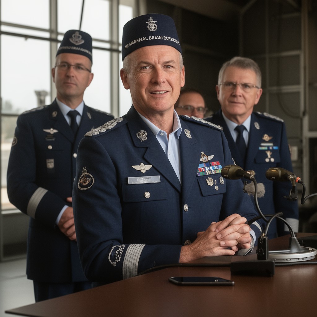 AI-generated illustration of Air Marshal Brian Burridge
