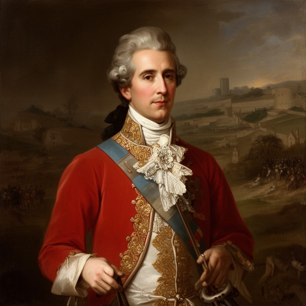 AI-generated illustration of Marshal de Contades