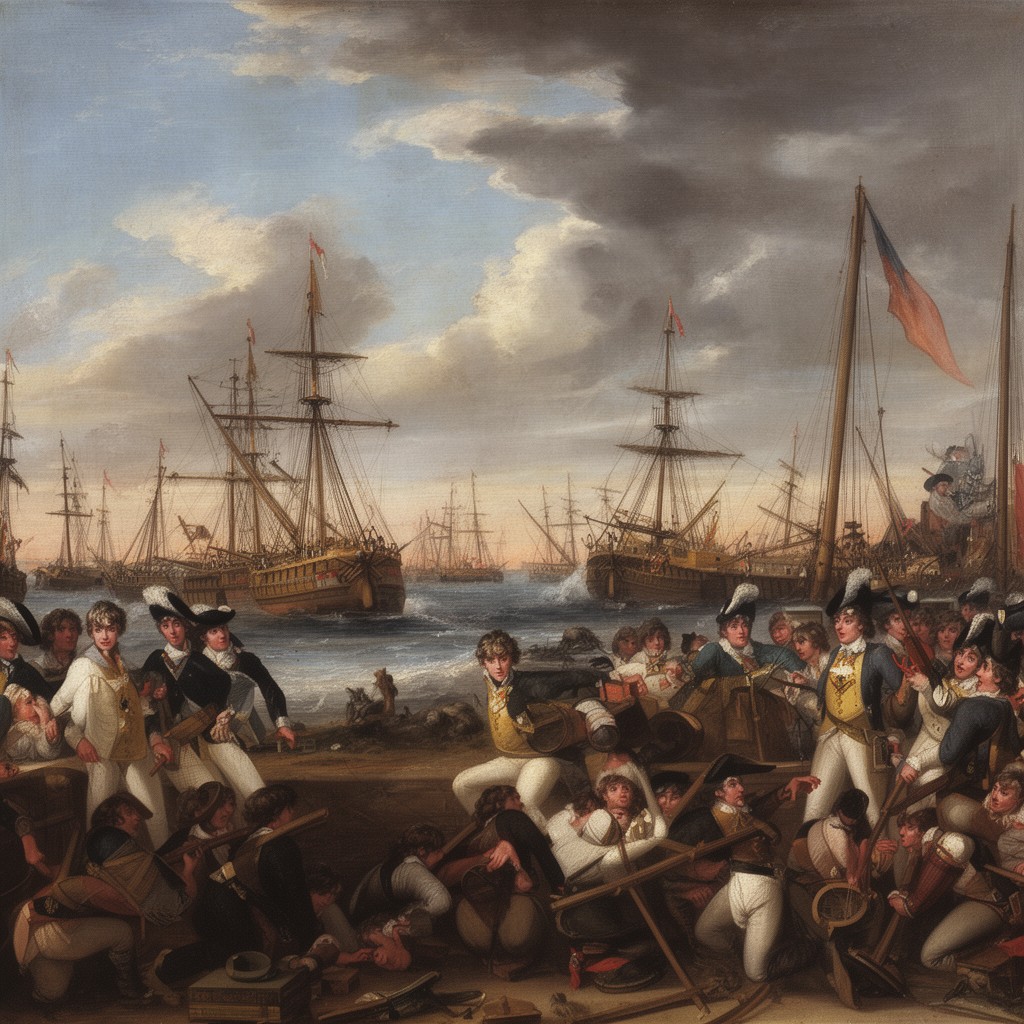 AI-generated illustration of Annus Mirabilis of 1759