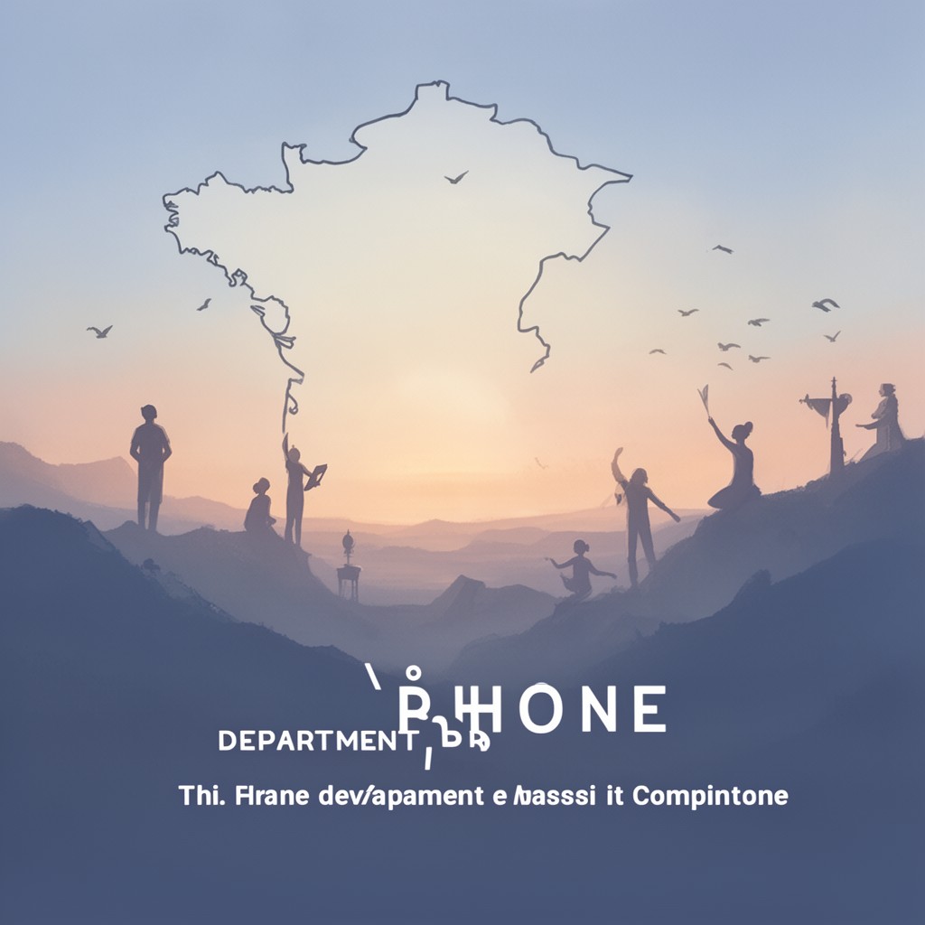 AI-generated illustration of Rhône department