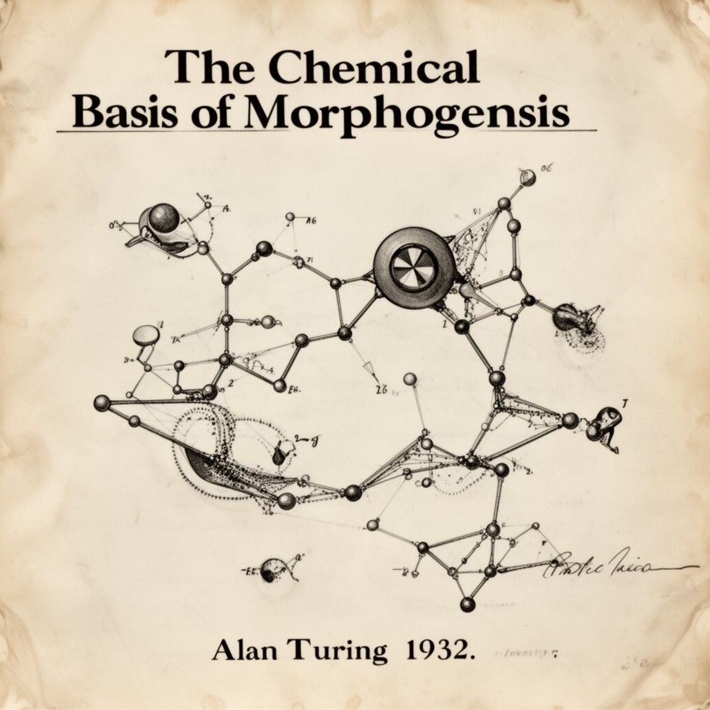 AI-generated illustration of The Chemical Basis of Morphogenesis