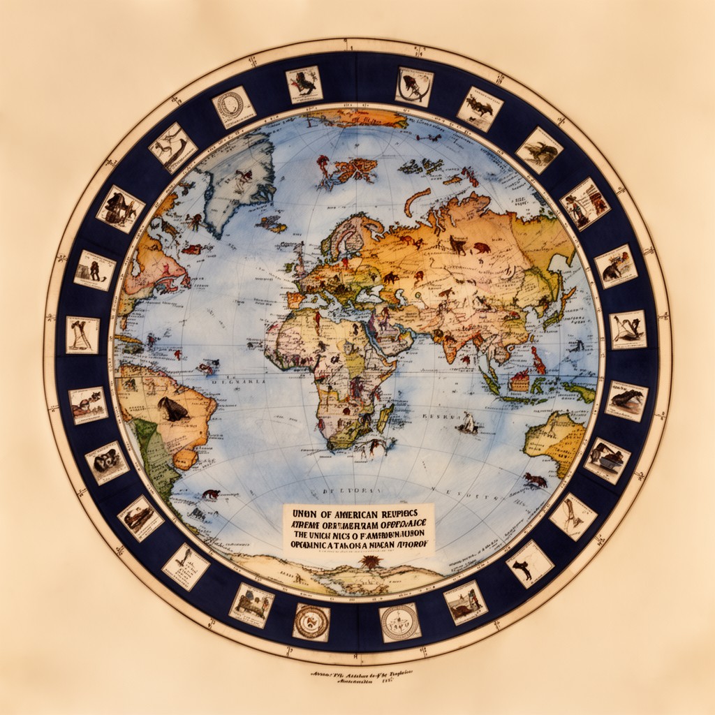 AI-generated illustration of Union of American Republics