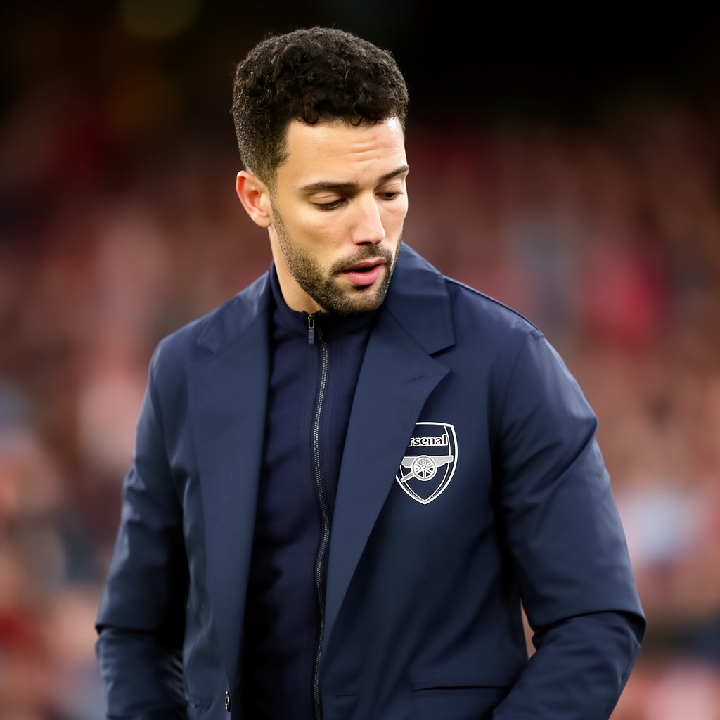 AI-generated illustration of Mikel Arteta