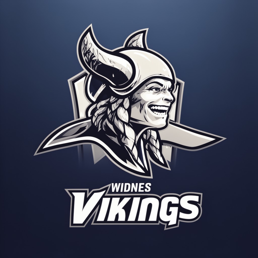 AI-generated illustration of Widnes Vikings