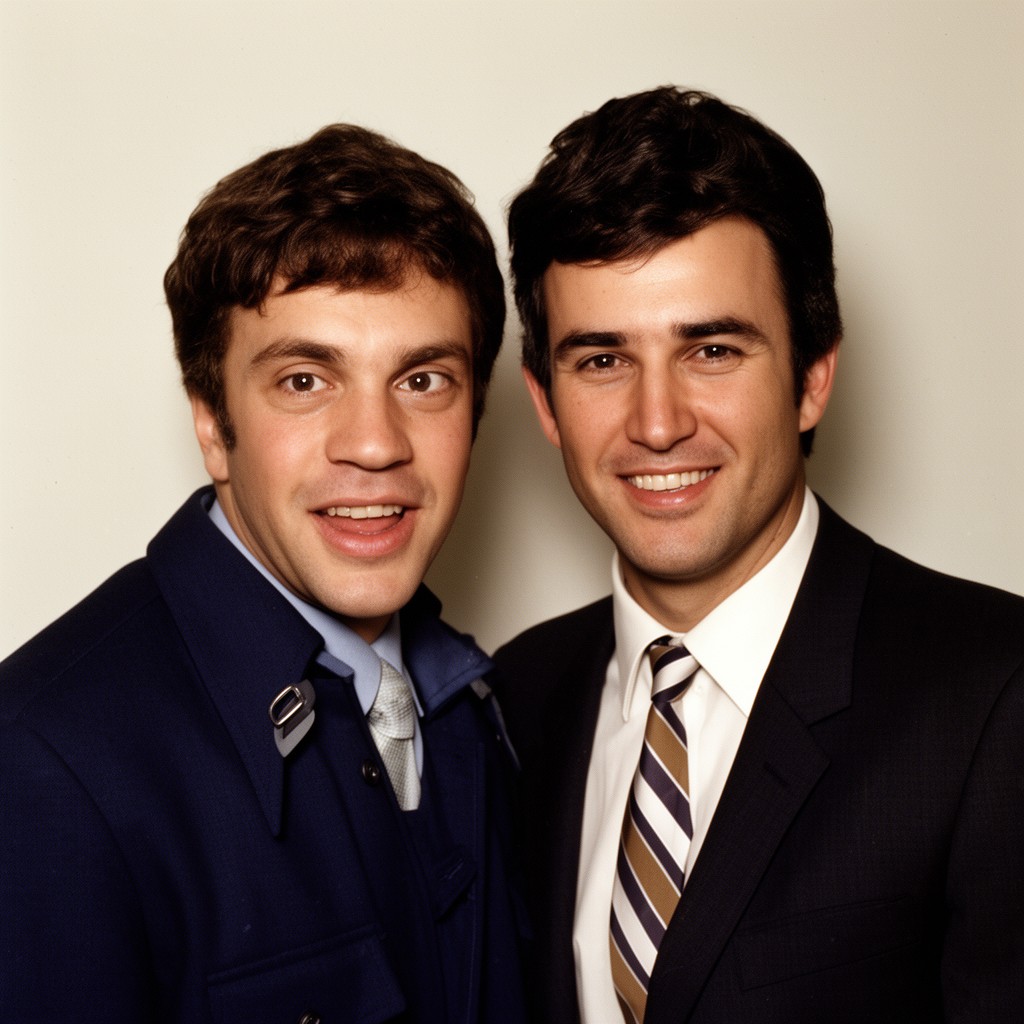 AI-generated illustration of Jerry Leiber and Mike Stoller