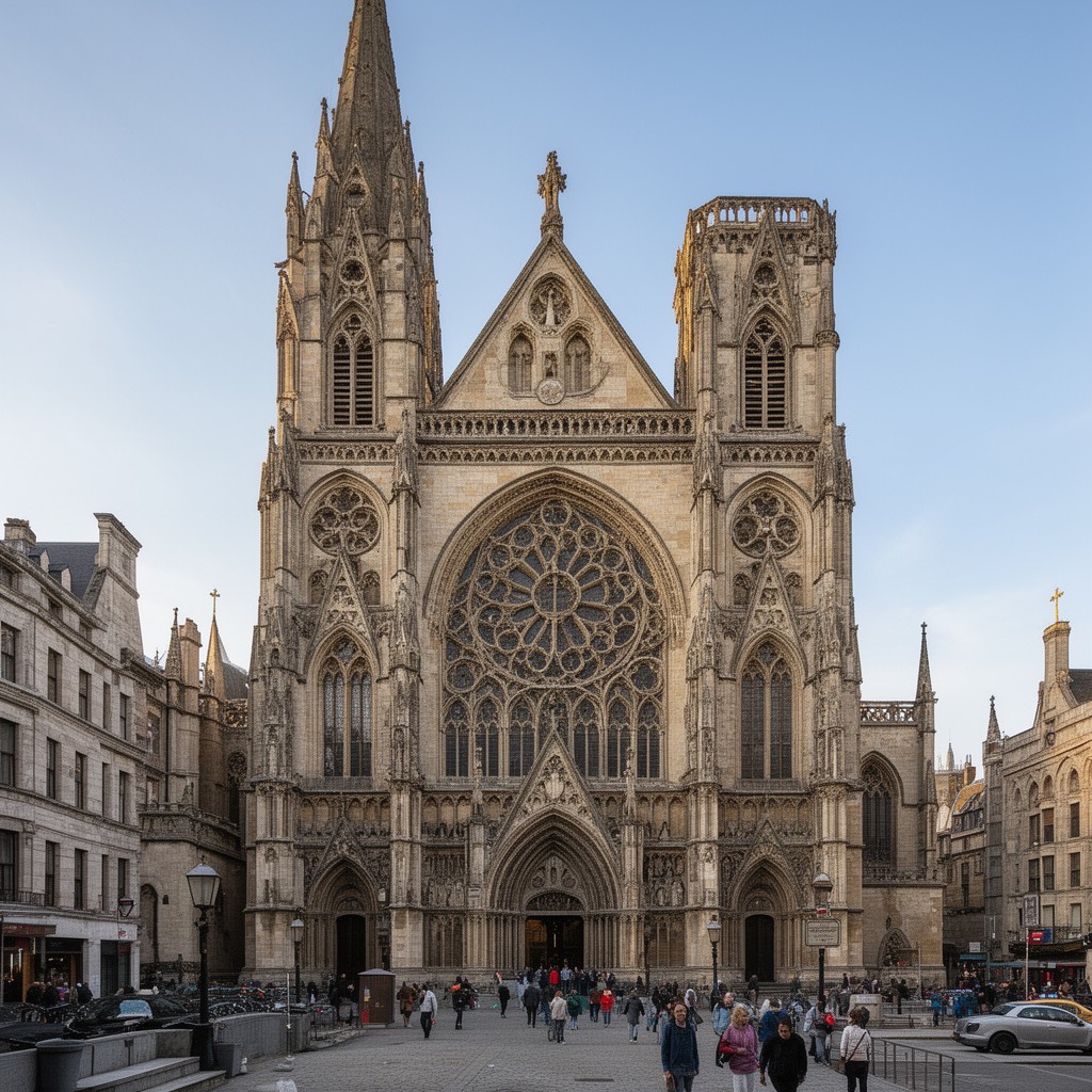 AI-generated illustration of Westminster Cathedral
