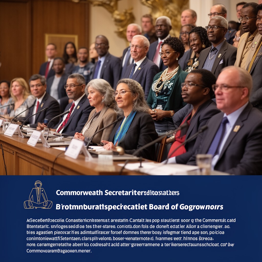 AI-generated illustration of Commonwealth Secretariat Board of Governors
