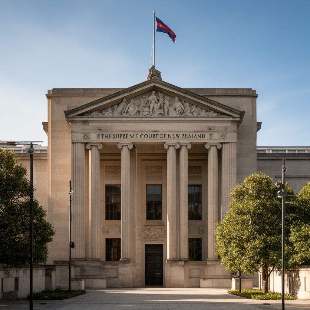 AI-generated illustration of Supreme Court of New Zealand
