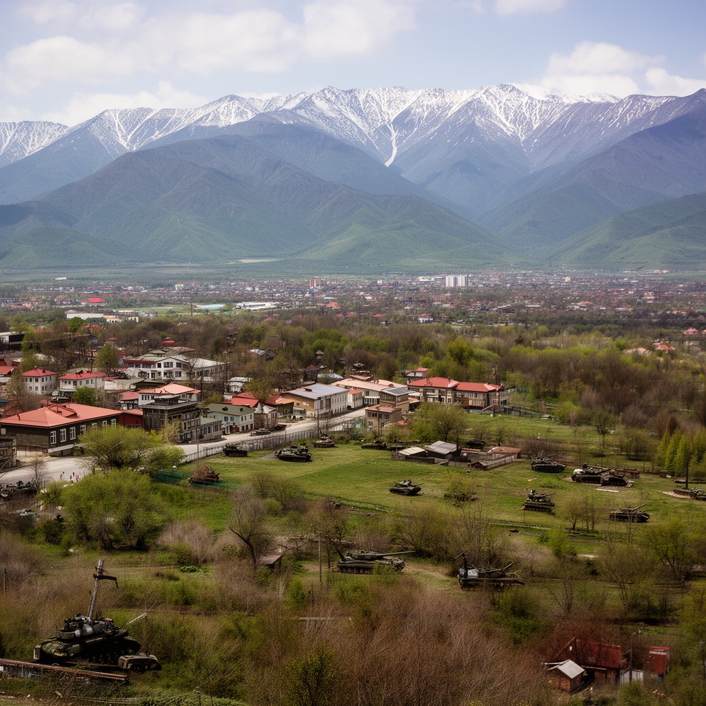 AI-generated illustration of Caucasus Military District