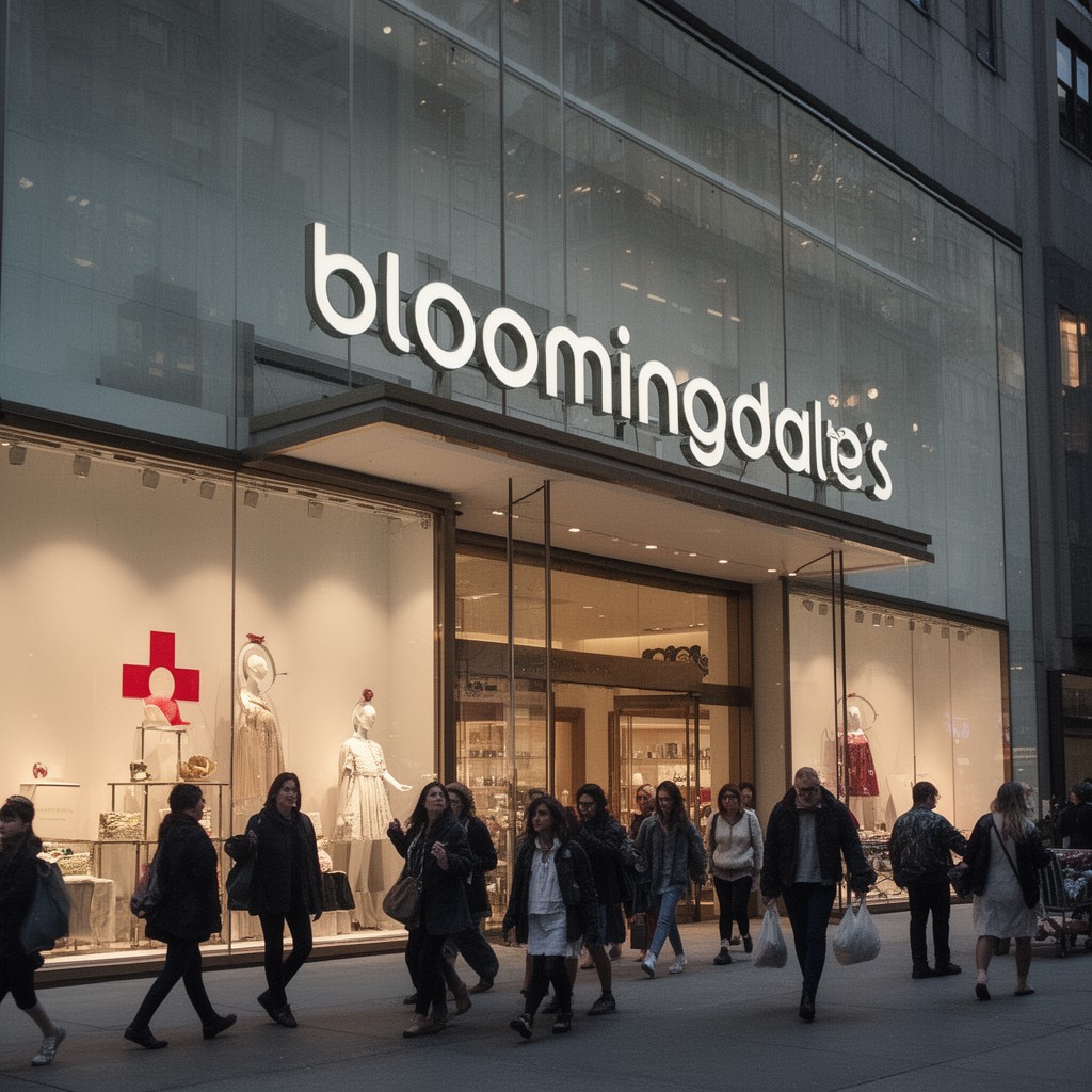 AI-generated illustration of Bloomingdale's