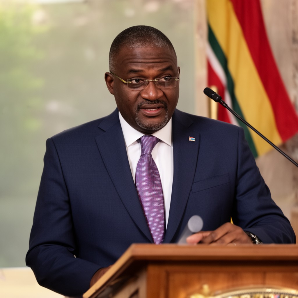 AI-generated illustration of Prime Minister of Dominica