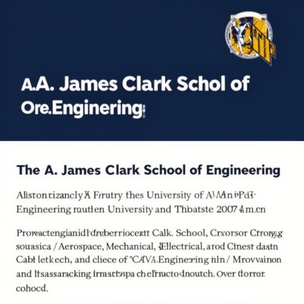 AI-generated illustration of A. James Clark School of Engineering