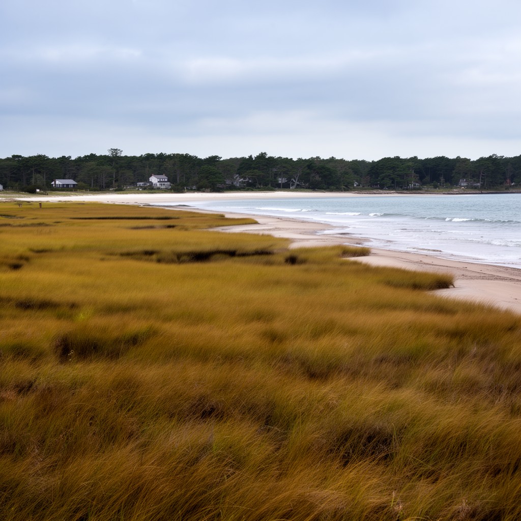 AI-generated illustration of Cape Poge Wildlife Refuge