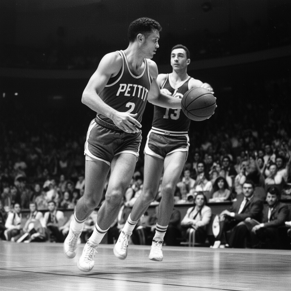 AI-generated illustration of Bob Pettit