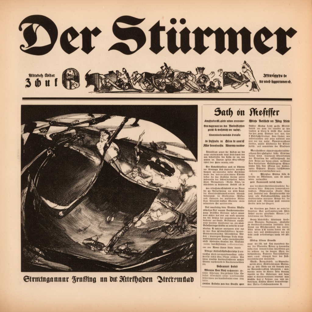 AI-generated illustration of Der Stürmer