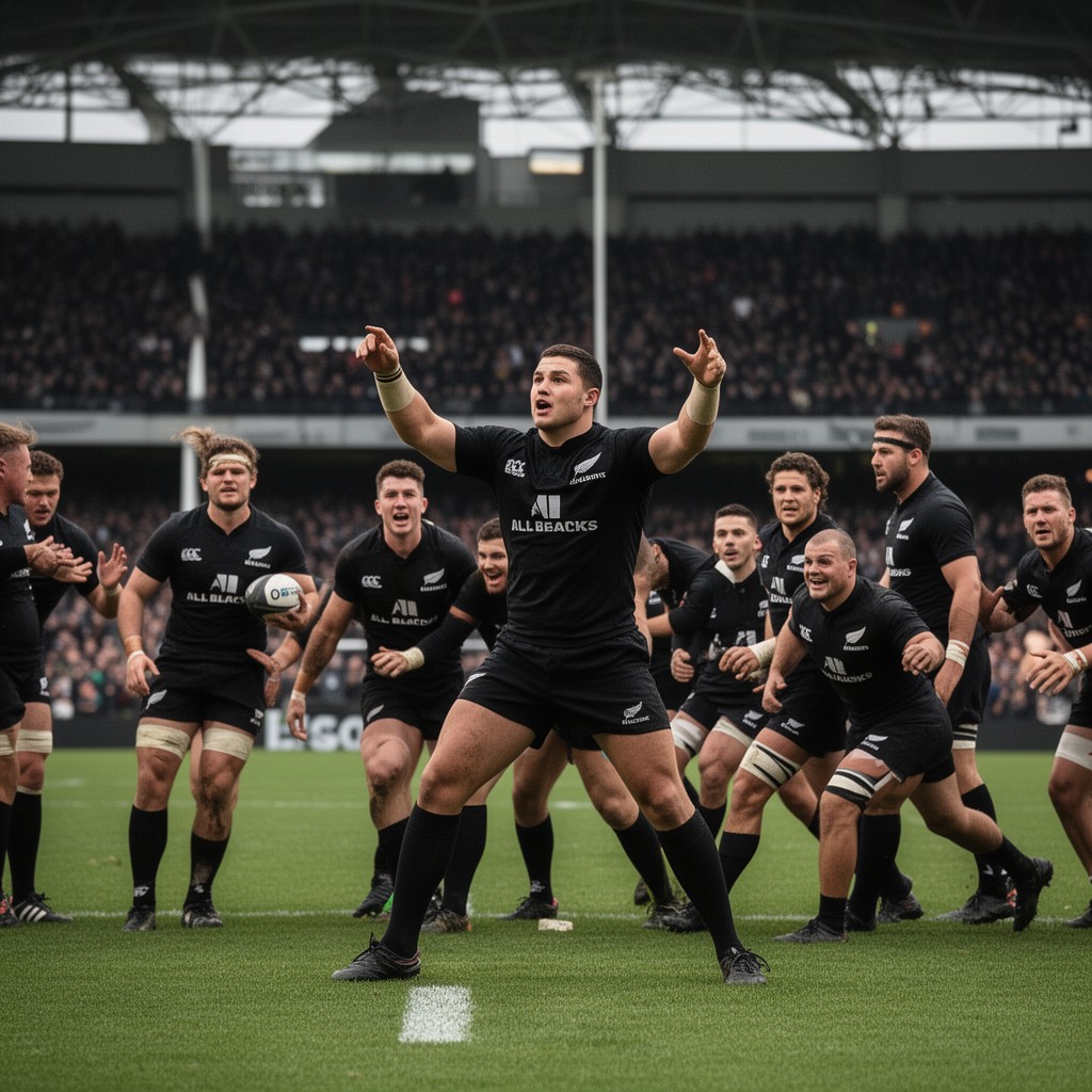 AI-generated illustration of All Blacks