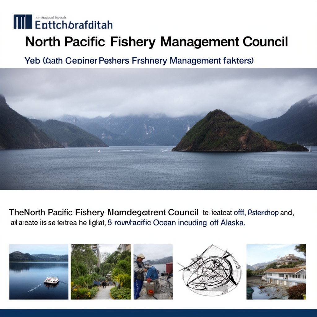 AI-generated illustration of North Pacific Fishery Management Council
