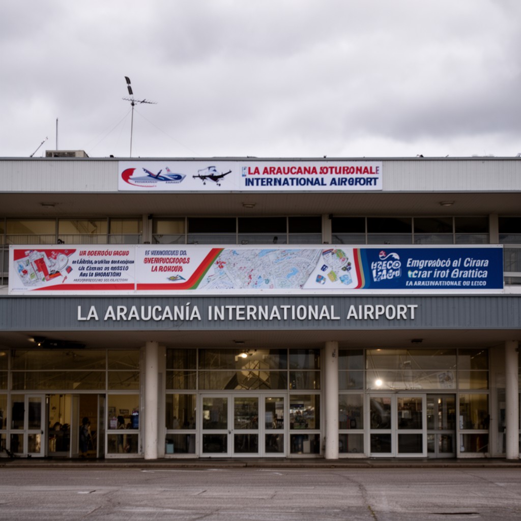 AI-generated illustration of La Araucanía International Airport