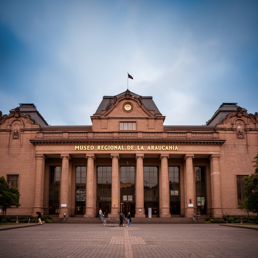 AI-generated illustration of Museo Regional de la Araucanía