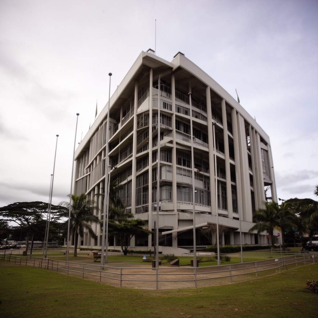 AI-generated illustration of National Parliament of Papua New Guinea