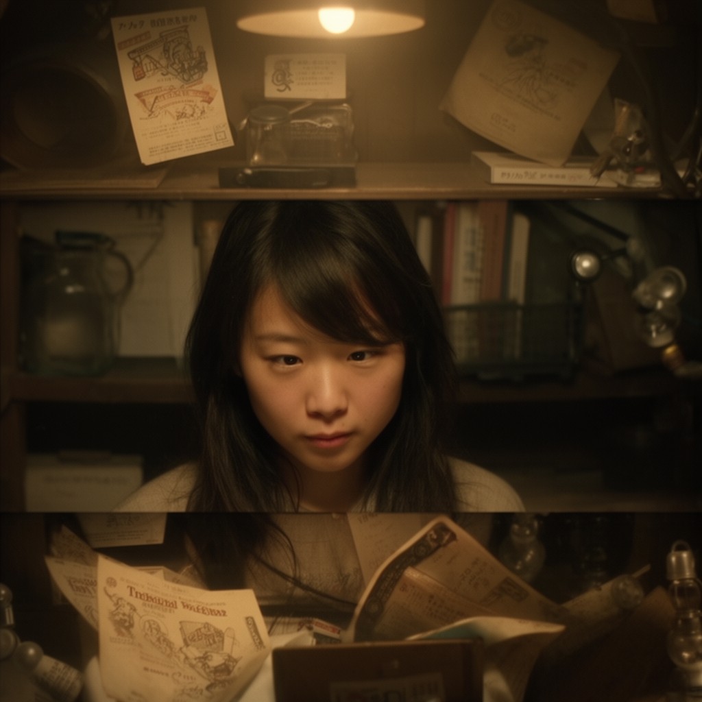 AI-generated illustration of Kumiko, the Treasure Hunter