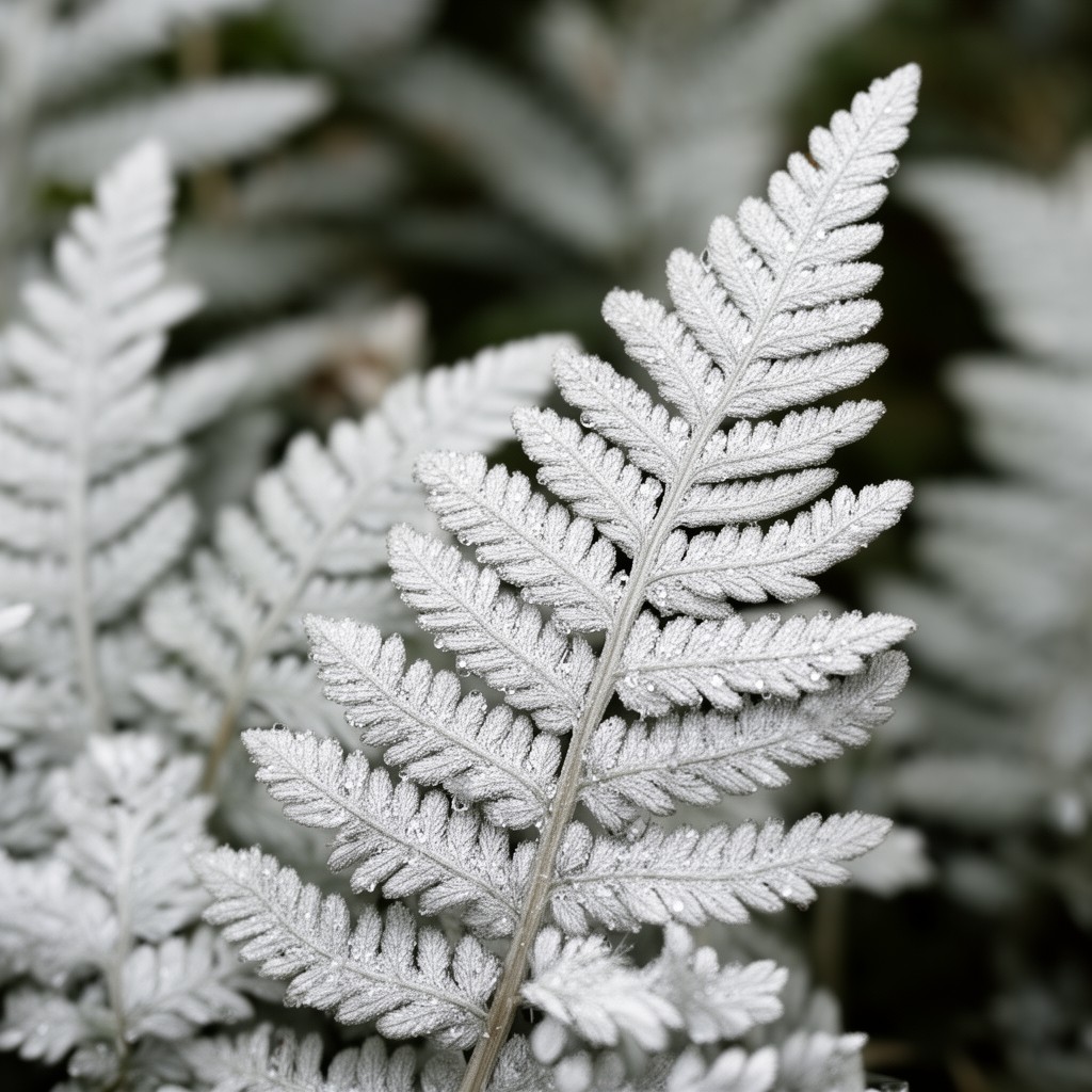AI-generated illustration of silver fern