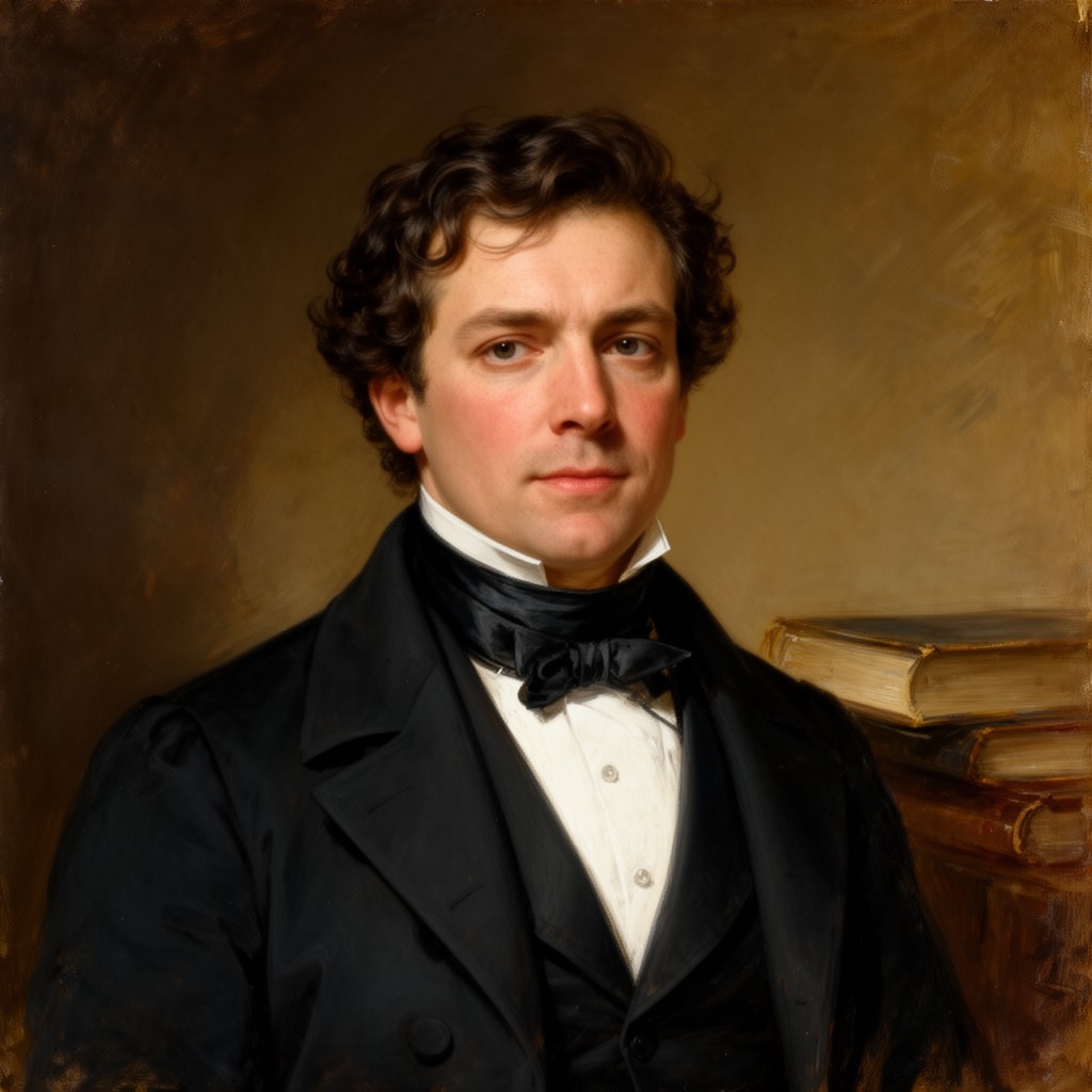 AI-generated illustration of Richard Peters Jr.