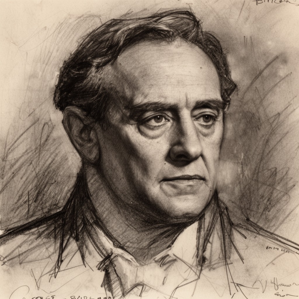 AI-generated illustration of George Bridgman