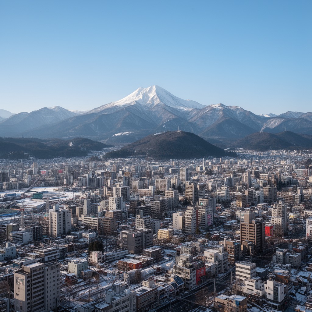 AI-generated illustration of Nagano