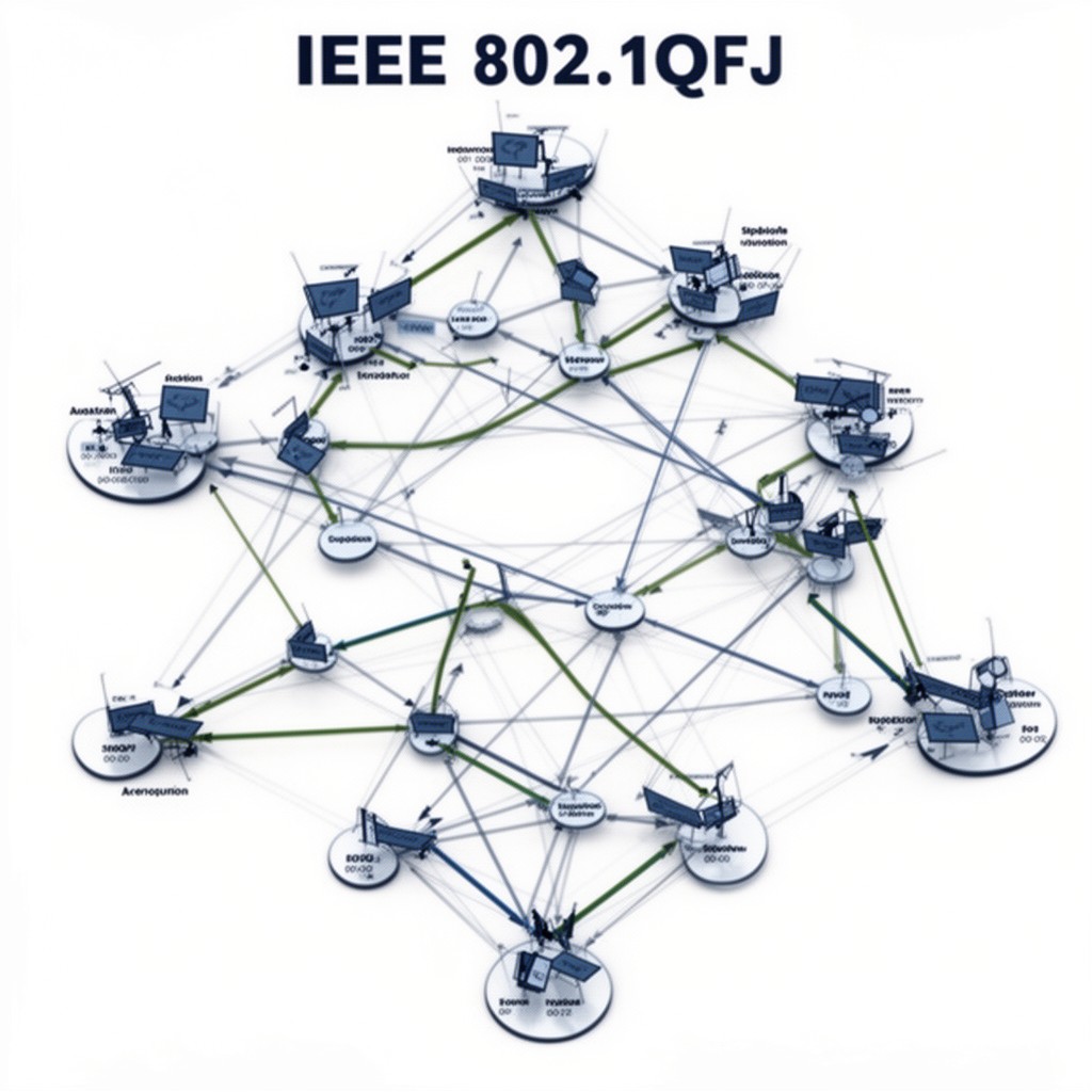 AI-generated illustration of IEEE 802.1Qfj