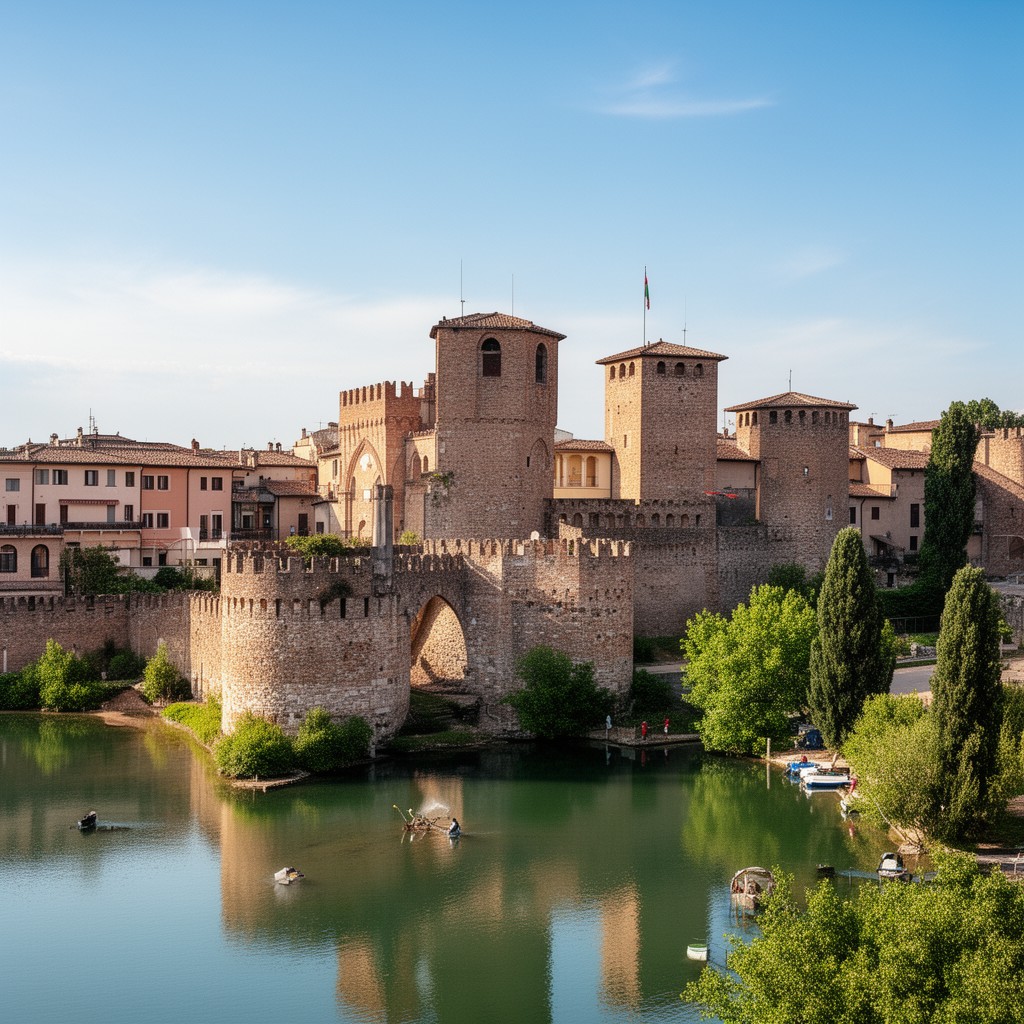 AI-generated illustration of Castrocaro Terme e Terra del Sole
