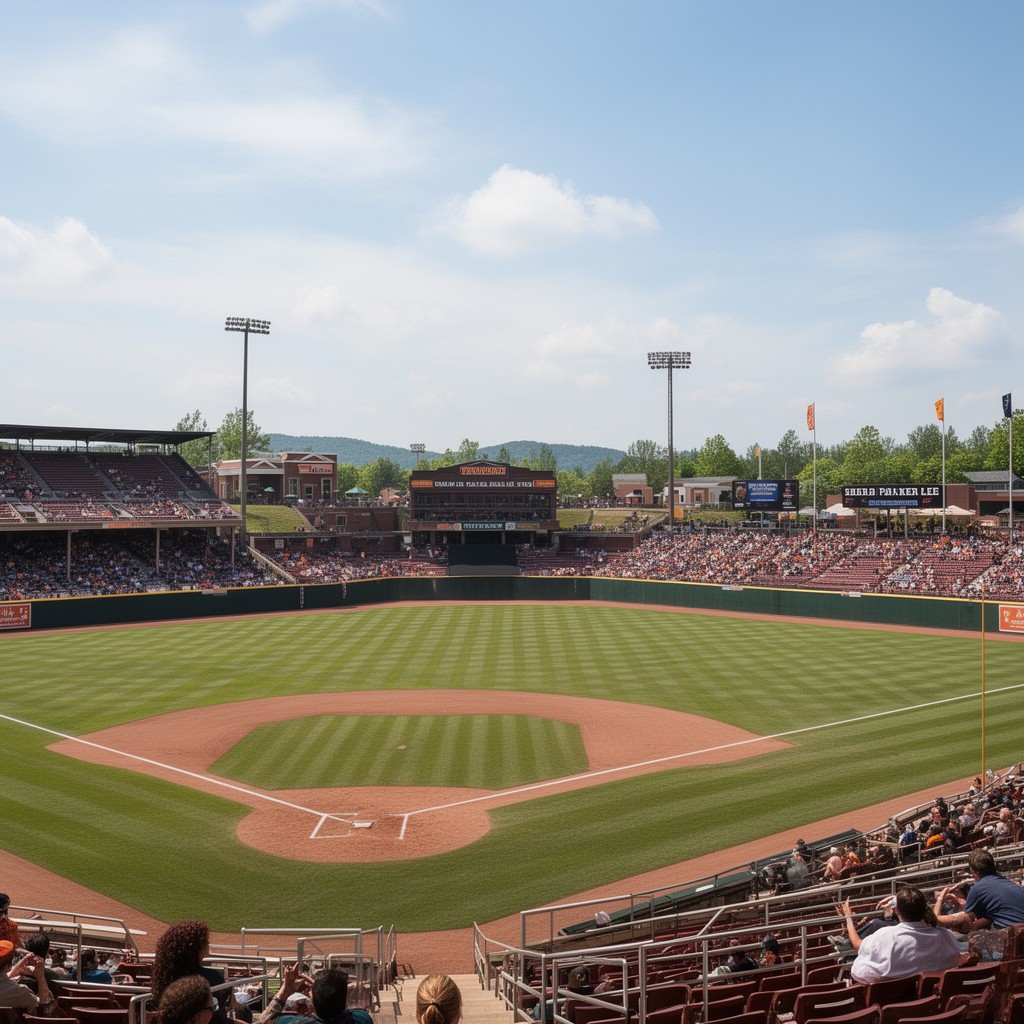 AI-generated illustration of Sherri Parker Lee Stadium