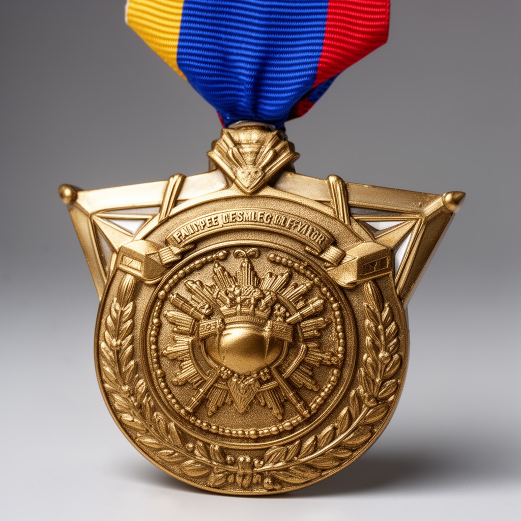 AI-generated illustration of Philippine Medal of Valor