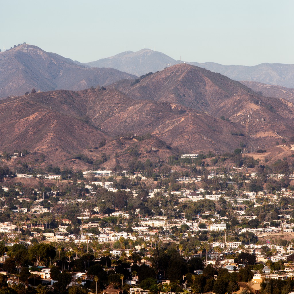 AI-generated illustration of San Rafael Hills