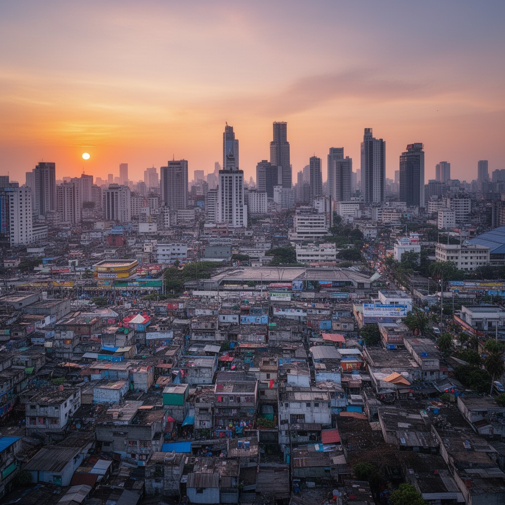 AI-generated illustration of Manila