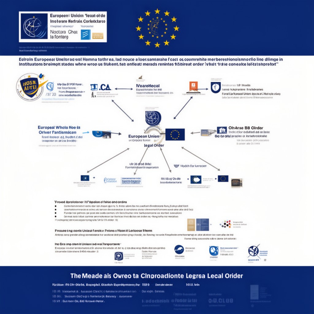 AI-generated illustration of European Union legal order