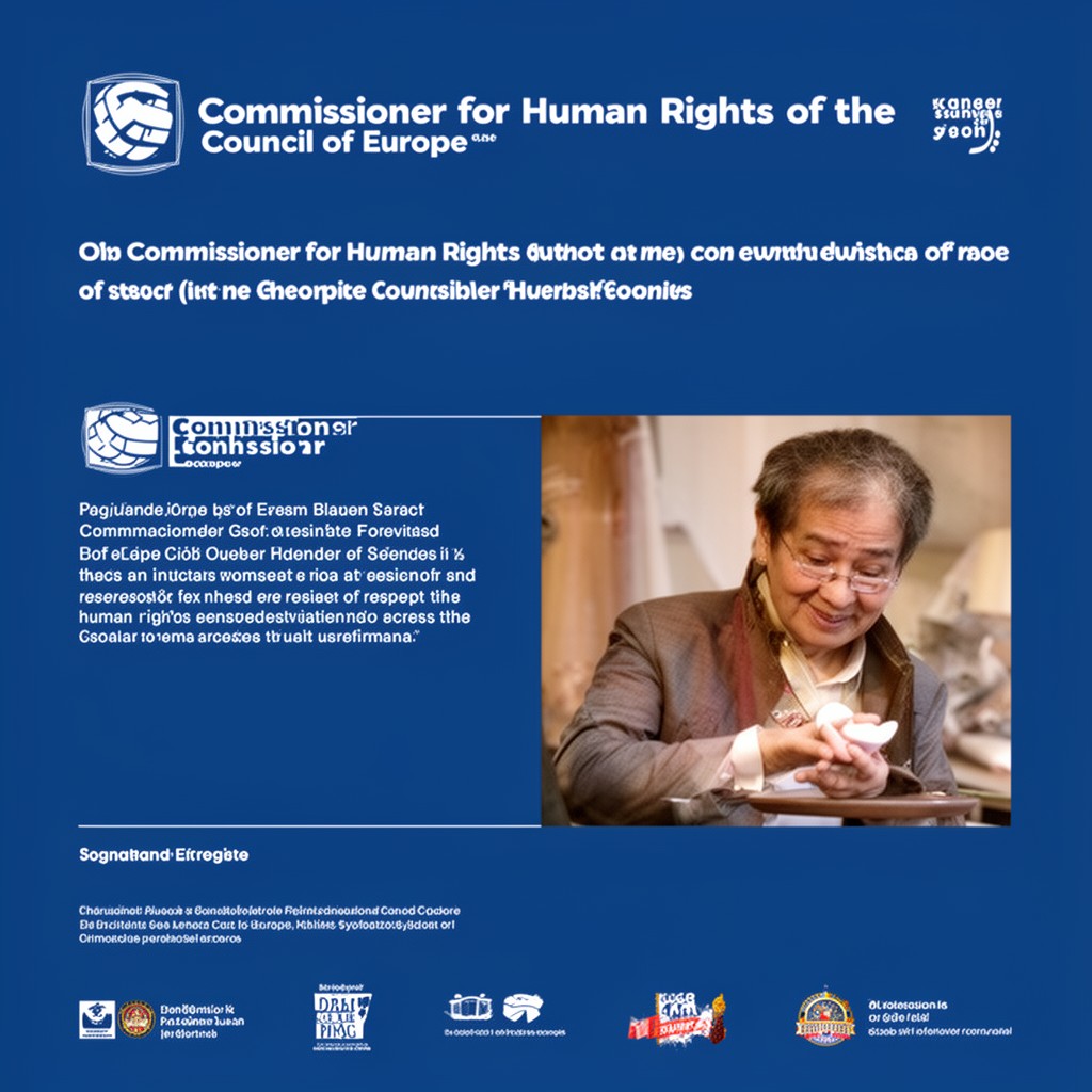 AI-generated illustration of Commissioner for Human Rights of the Council of Europe