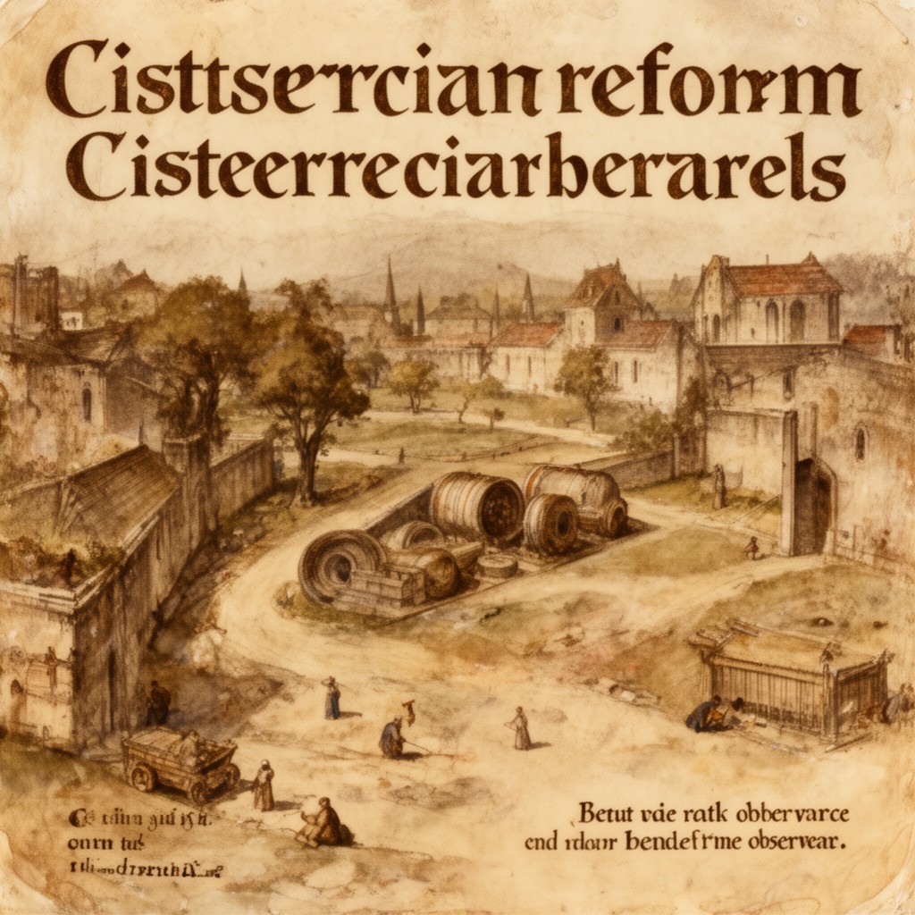 AI-generated illustration of Cistercian reform