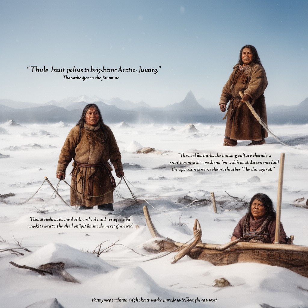 AI-generated illustration of Thule Inuit