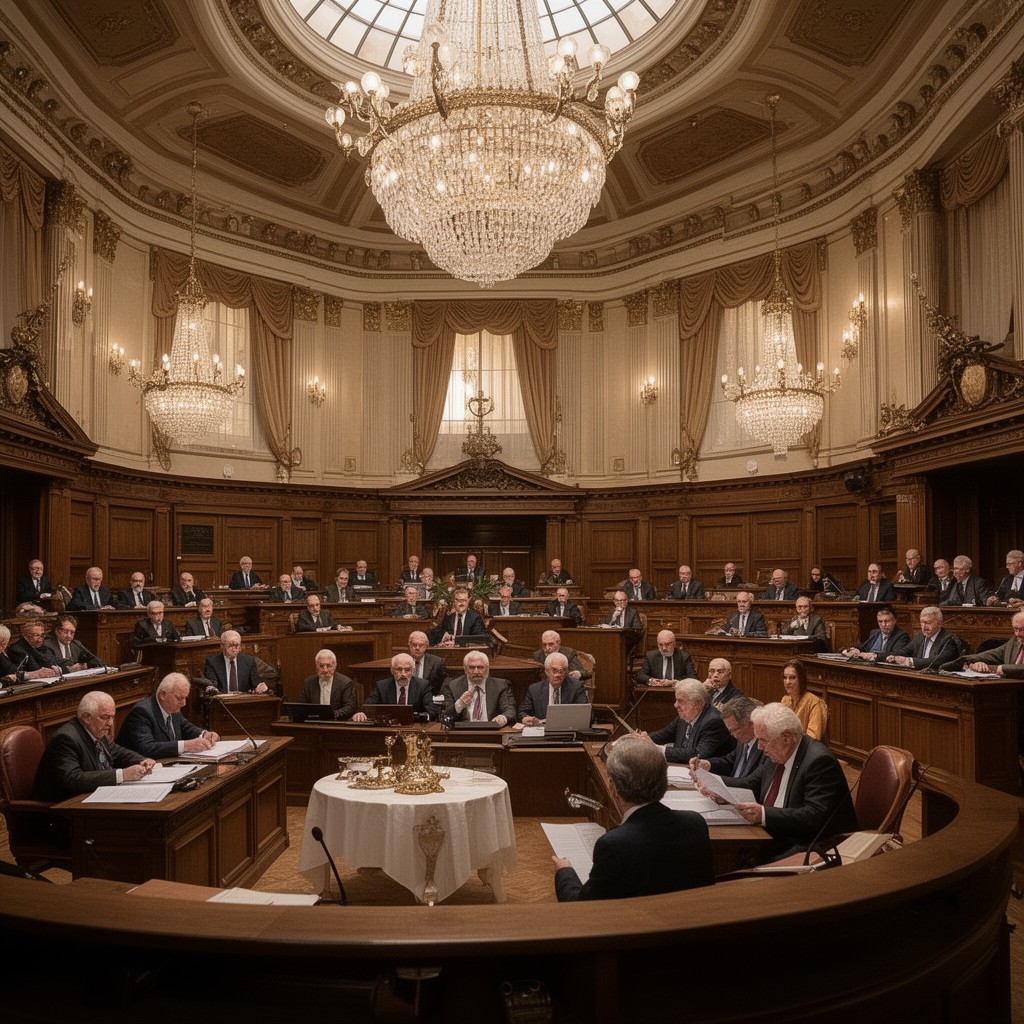AI-generated illustration of General Assembly