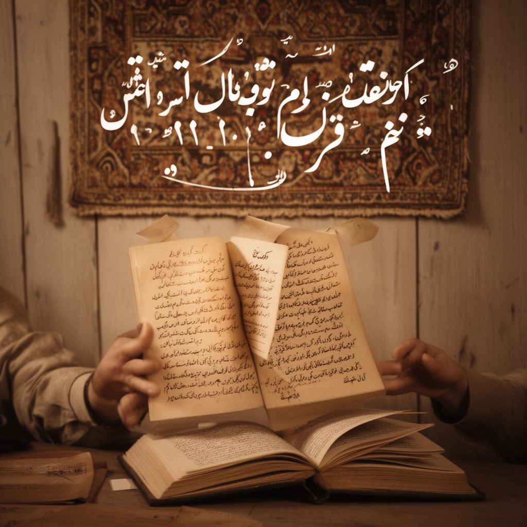 AI-generated illustration of Tabriz dialect