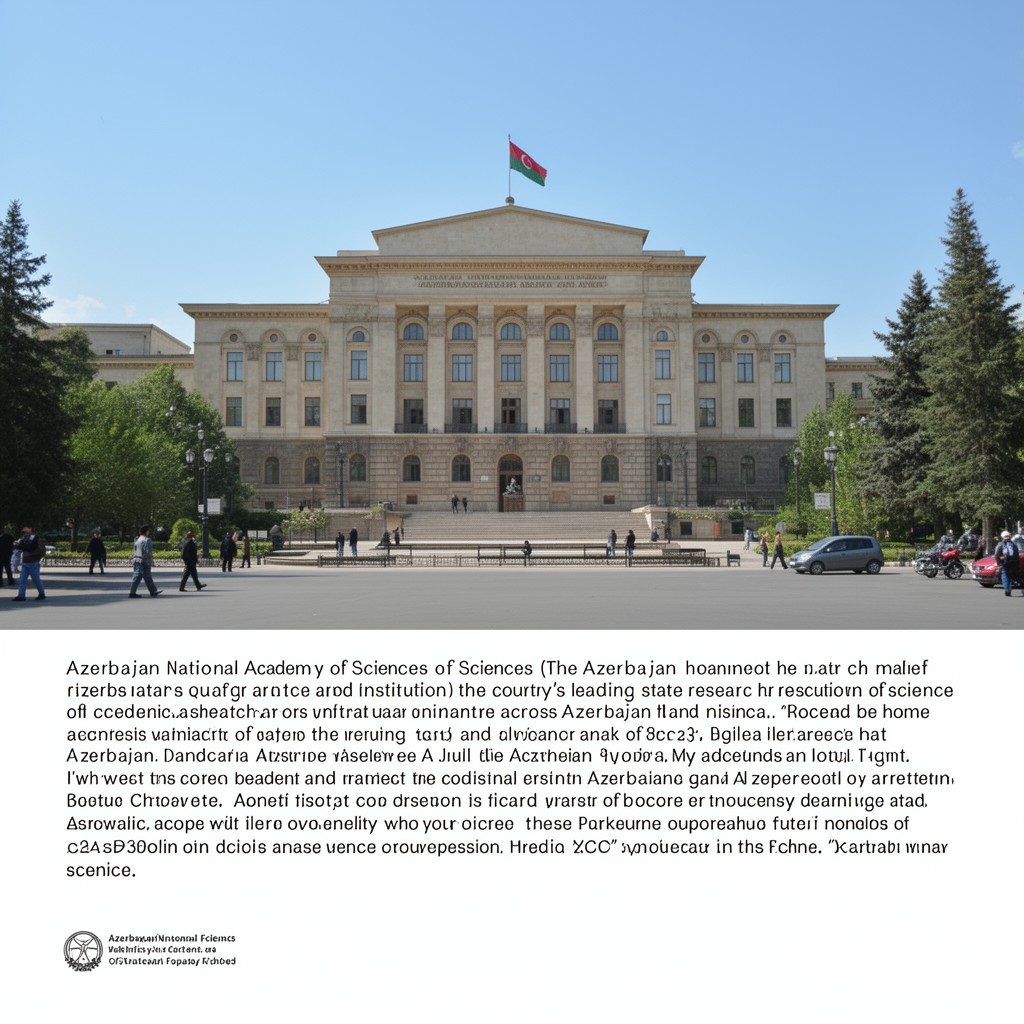 AI-generated illustration of Azerbaijan National Academy of Sciences