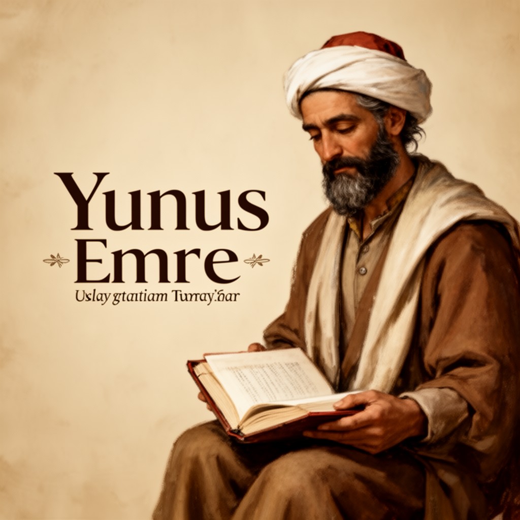 AI-generated illustration of Yunus Emre