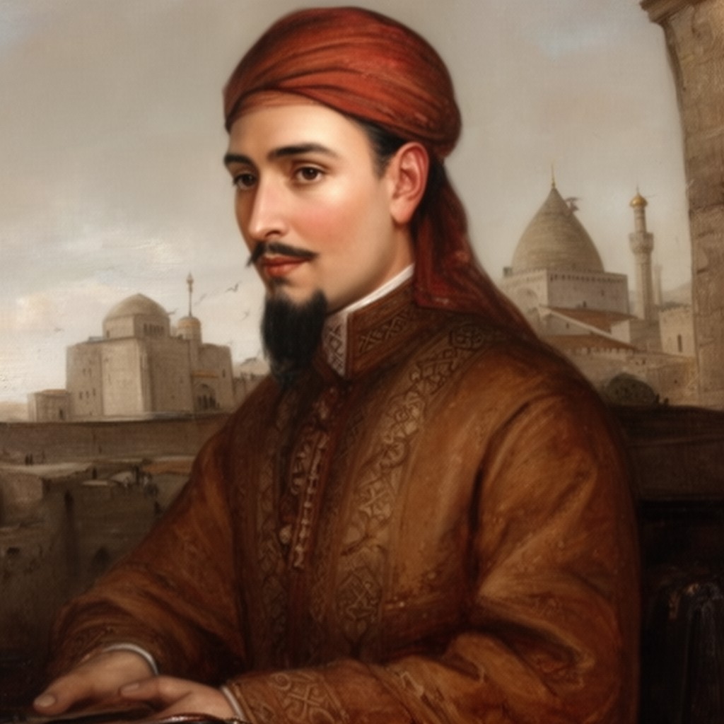 AI-generated illustration of Fuzuli