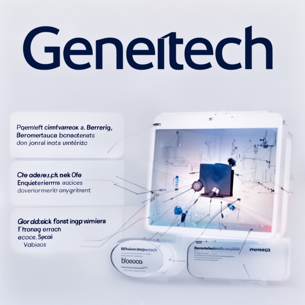 AI-generated illustration of Genentech